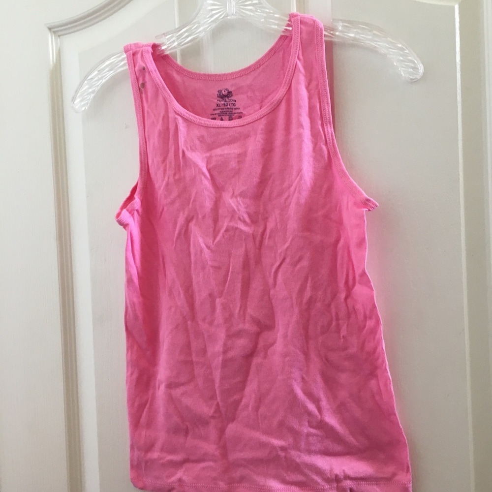 Girls fruit of the loom tank xl